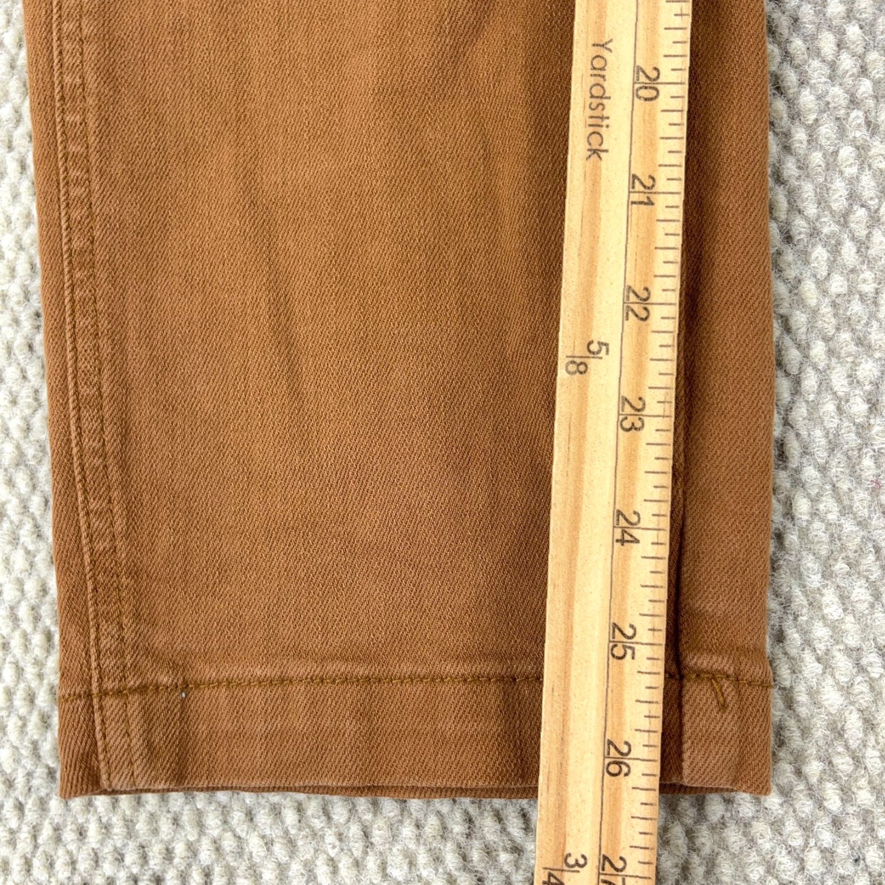 Denime Judy Blue Jeans Women 30 Slim Straight Denim Brown 5-Pocket Stretch Work Wear Carpent er Caption? Size 30" / US 8 / IT 44 - 6 Thumbnail