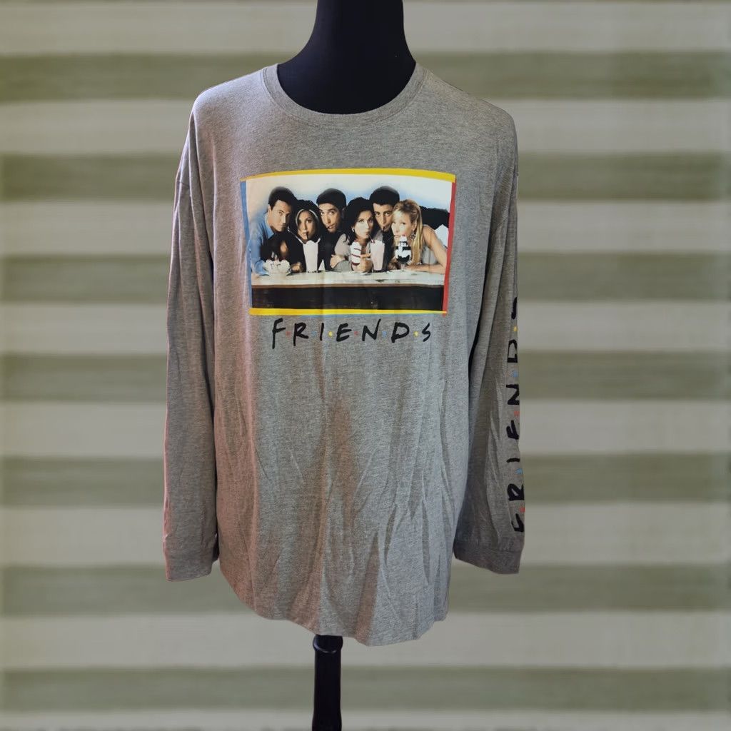 Vintage Friends TV Show Official T-Shirt Long Sleeve Gray Adult 2XL Size US XXL / EU 58 / 5 - 1 Thumbnail