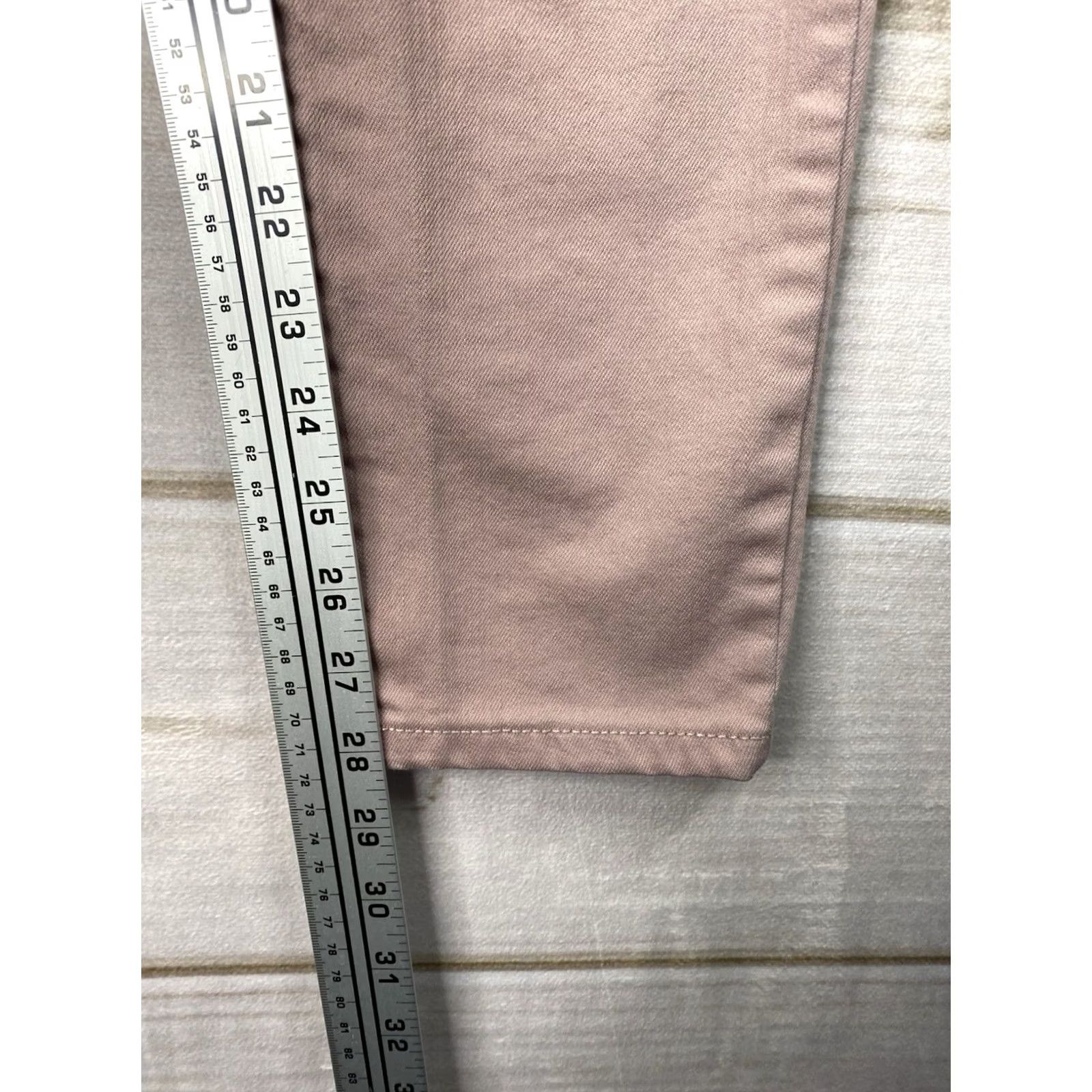 Vintage St. John's Bay Jeans Womens 12 Skinny Mid Rise Pink Stretch Denim 5-Pocket Regular Replaceable? (Note: Repaired) Size 34" / US 12 / IT 48 - 7 Thumbnail