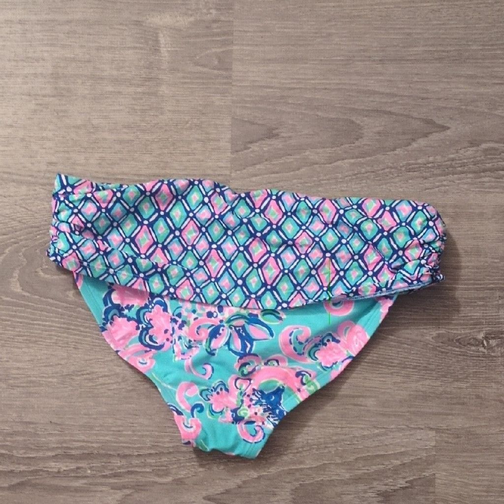 Lilly Pulitzer Lilly Pulitzer Colorful Patterned Bikini Bottom Size 2 Size ONE SIZE - 2 Thumbnail