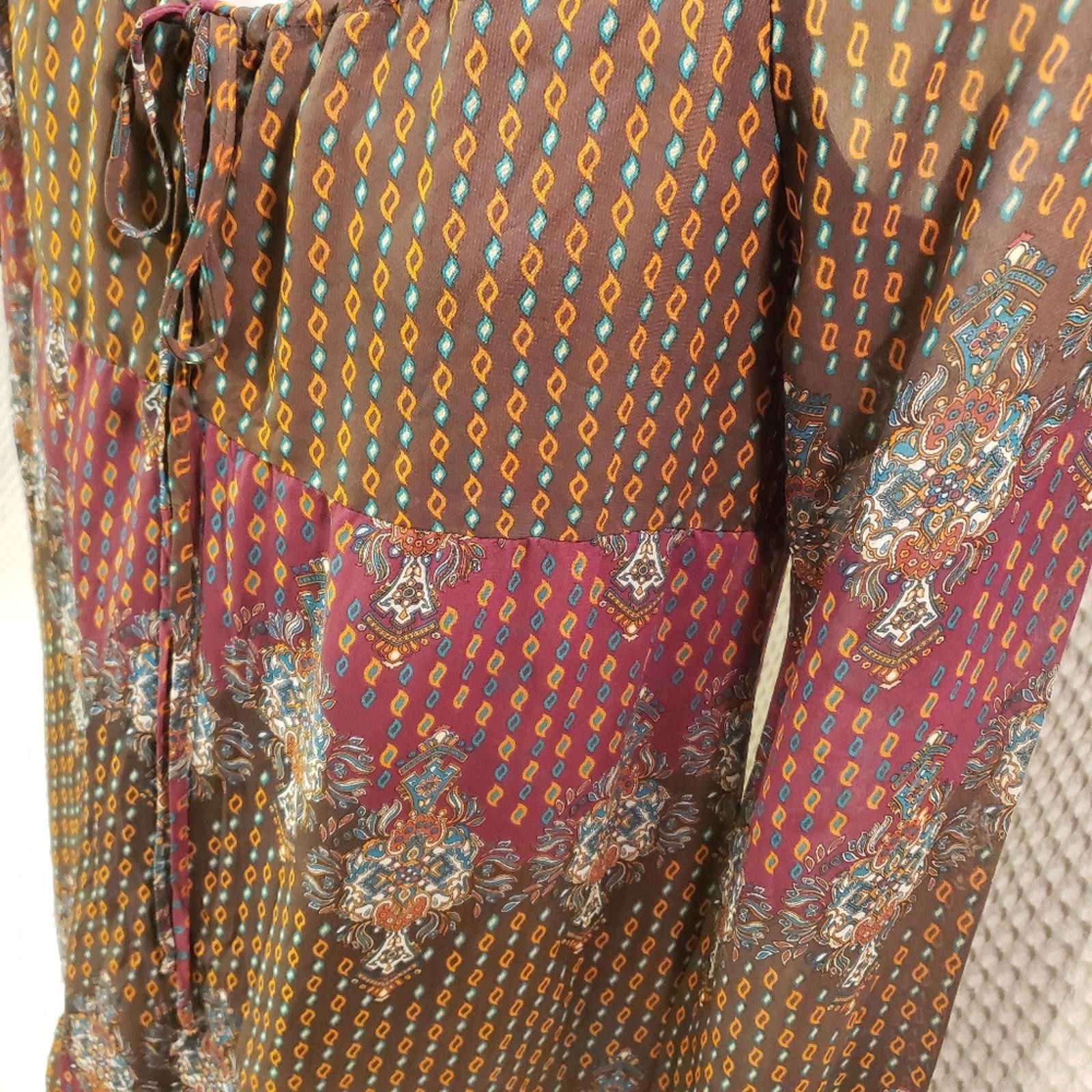 Other Xhilaration tunic / Brown and multi-colored print. Size L / US 10 / IT 46 - 6 Thumbnail