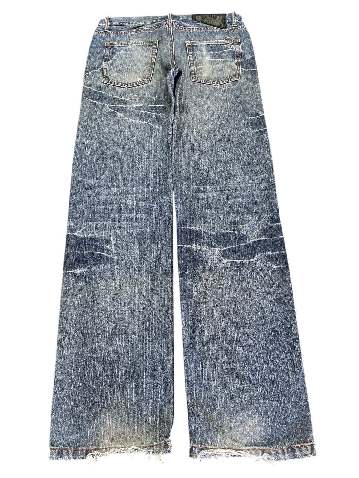 LOWBOX Vintage Lowbox Blue Faded Wash Style Loose Jeans Size US 31 - 2 Thumbnail
