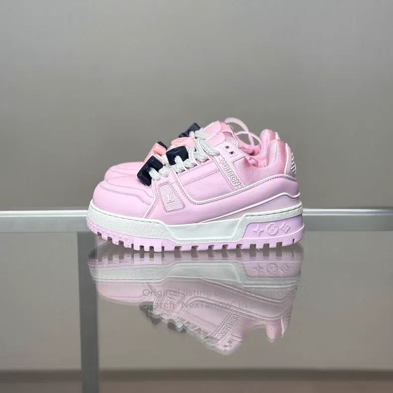 Louis Vuitton Louis Vuitton Trainer Maxi Pink Fat Ding Tanabata Limited Size US 5.5 / IT 35.5 - 5 Thumbnail