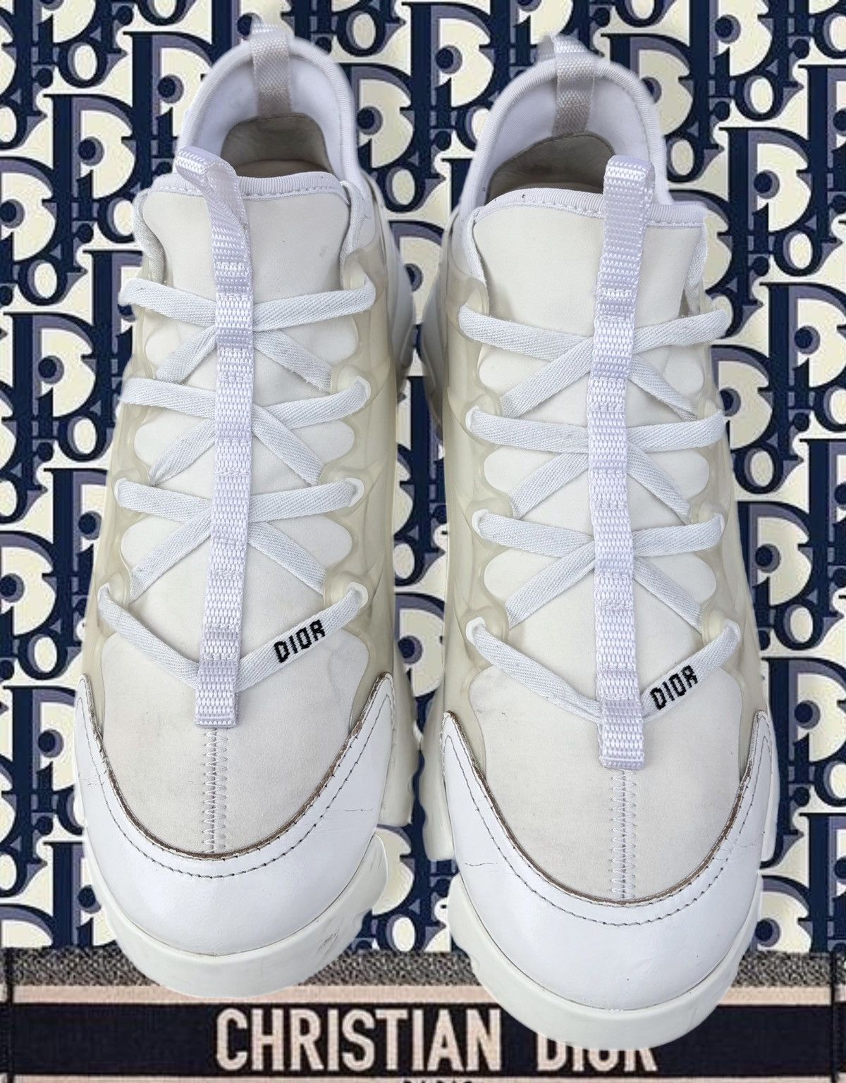 Dior Christian Dior D-Connect Sneakers Leather Women's Shoes Size US 8 / IT 38 - 5 Thumbnail