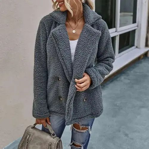 Handmade × Japanese Brand Jack Autumn and Winter Women's Jacket Long Sleeved Winter Size ONE SIZE - 3 Thumbnail