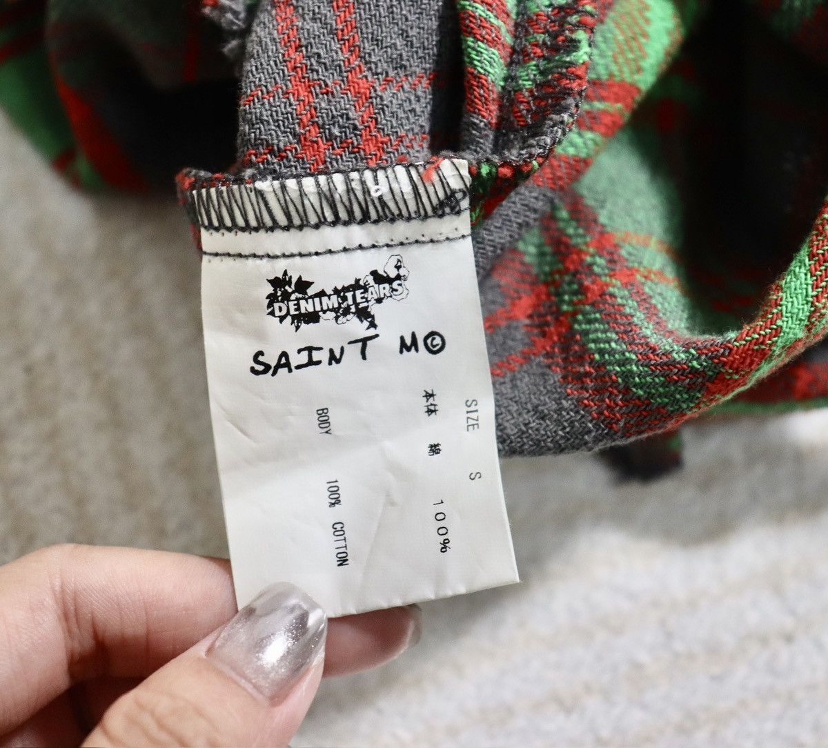 Saint Michael Saint Michael × Denim Tears Frannel Shirt Size US S / EU 44-46 / 1 - 9 Thumbnail