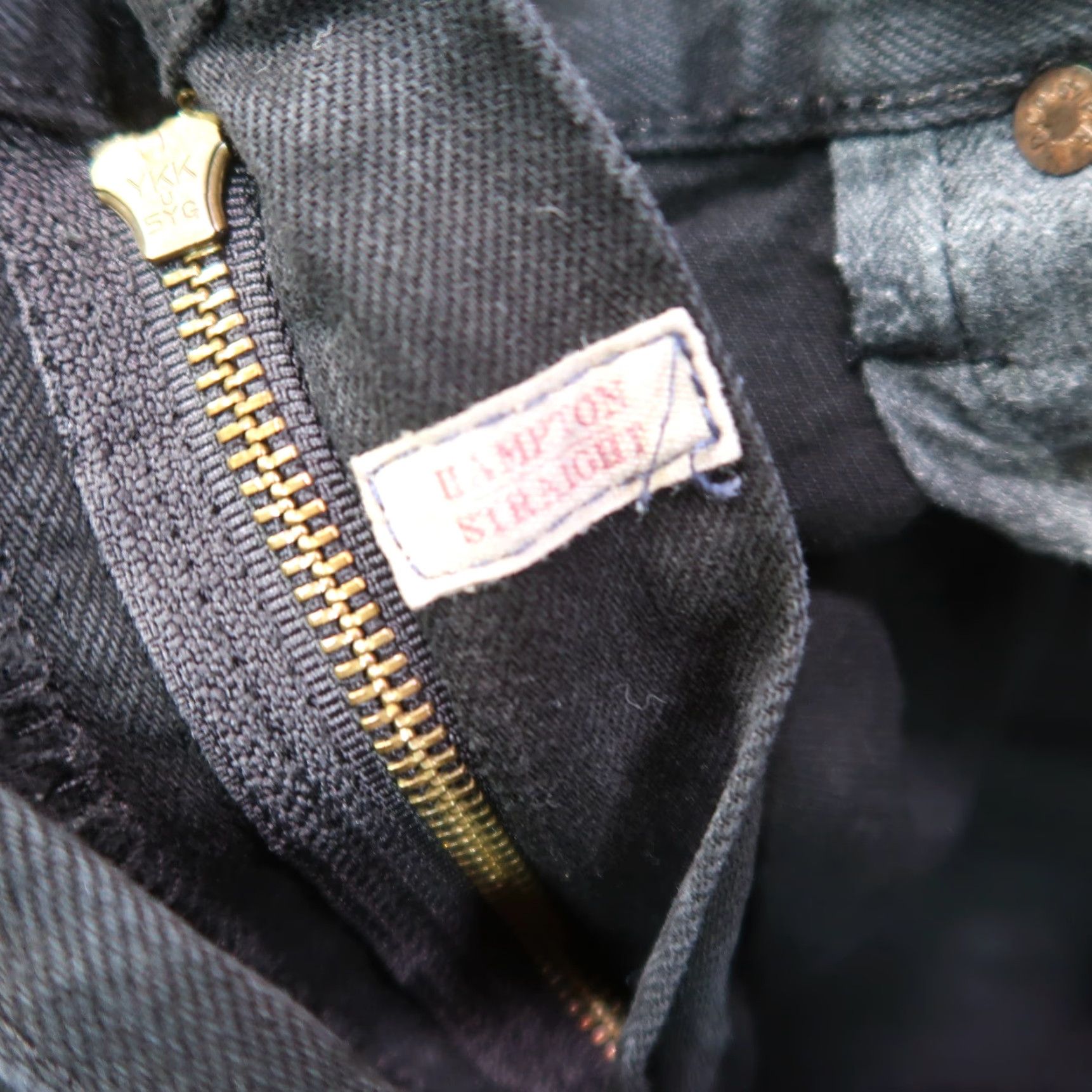 Polo Ralph Lauren Polo Ralph Lauren Jeans Men 36x32 Black Denim Straight 5-Pocket Classic Belt Loops Zipper/Button Vintage No Size US M / EU 48-50 / 2 - 5 Thumbnail