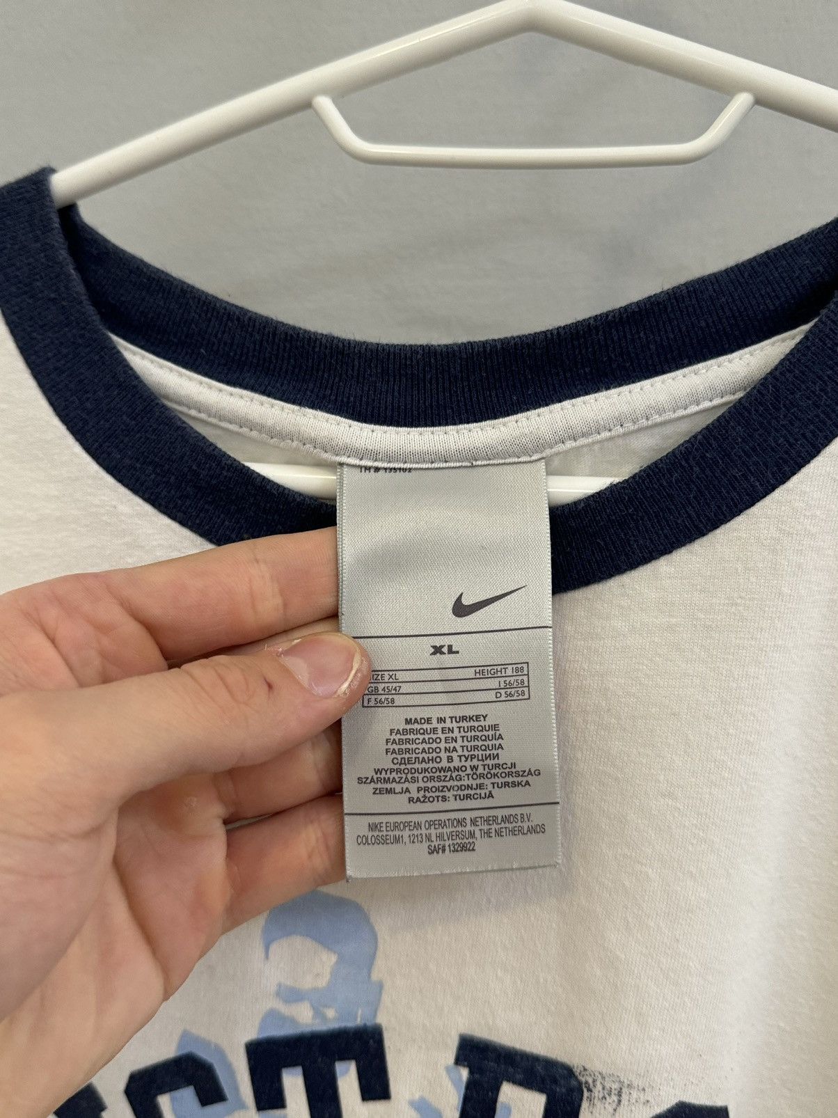 Nike × Vintage Crazy Nike Vintage Just Do It Big Print T-Shirt Football tee Size US XL / EU 56 / 4 - 5 Thumbnail