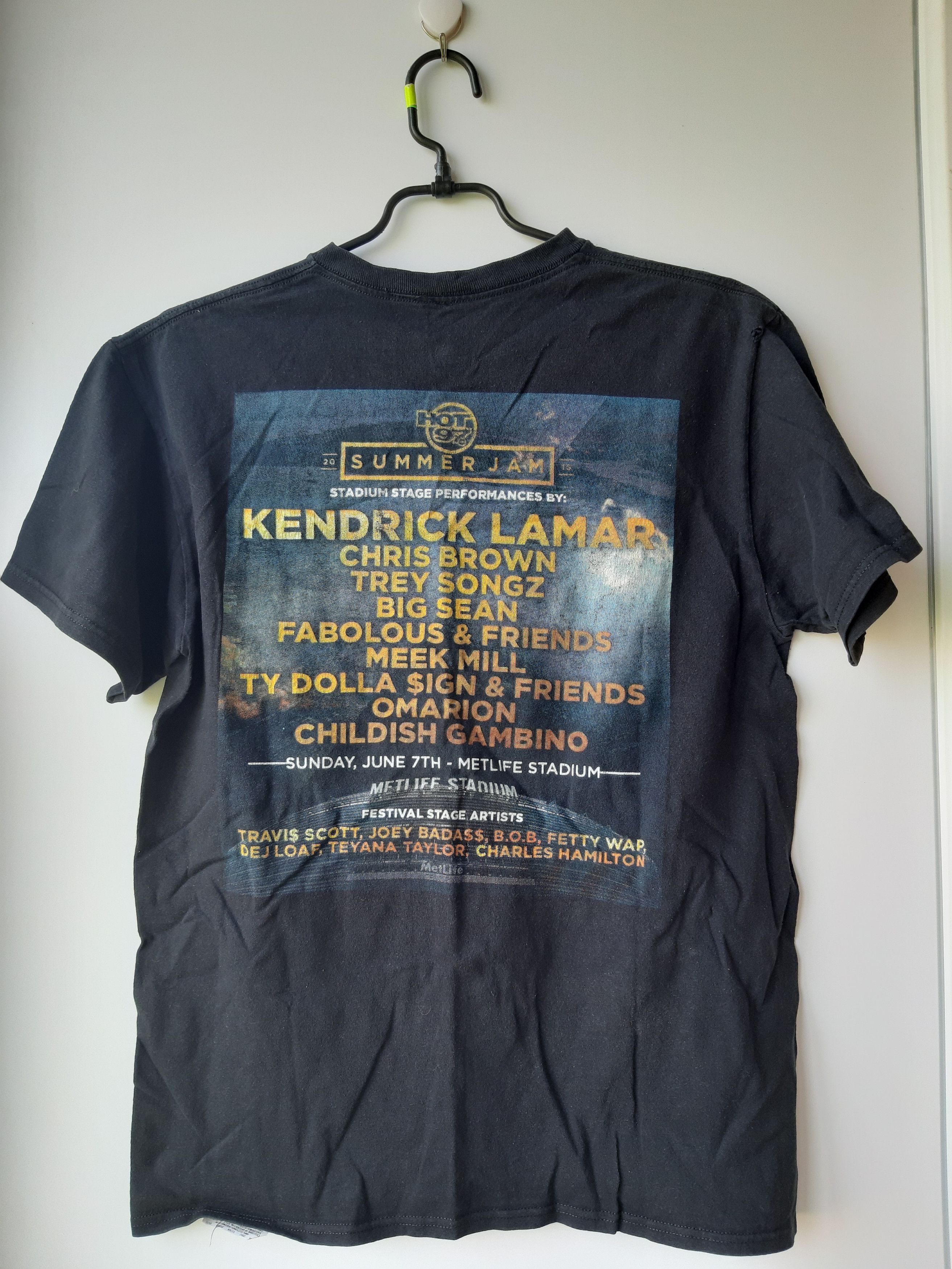 Band Tees × Rap Tees × Vintage Hot 97 Summer Jam 2015 Hip-Hap Rap Concert T-Shirt Size US M / EU 48-50 / 2 - 9 Thumbnail