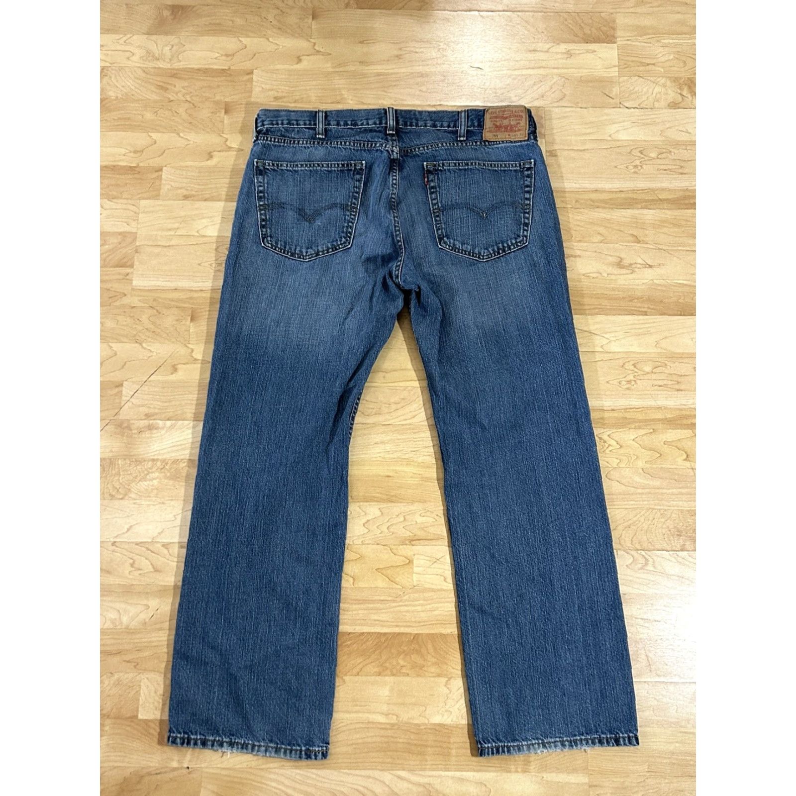 Levi's Levi's 559 Jeans Mens Relaxed Straight Fit Medium Wash 38x32 Regular Denim Blue Pocket Zipper Button Logo 500 Series Men Jeans Size US 38 / EU 54 - 2 Thumbnail