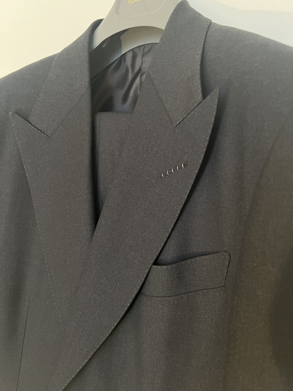 Tom Ford TOM FORD Shelton Suit dark Grey Size 54 100% wool 2 pieces Size 54R - 10 Thumbnail