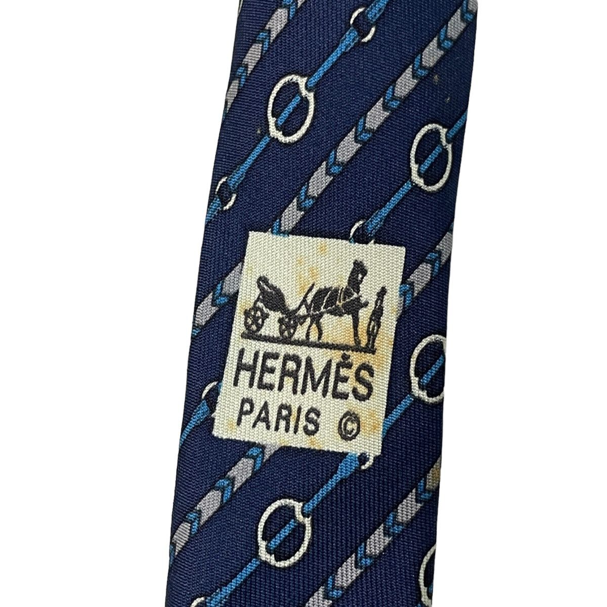 Hermes Hermes Paris Chained Arrows Silk Ties 7962 TA Size ONE SIZE - 7 Thumbnail