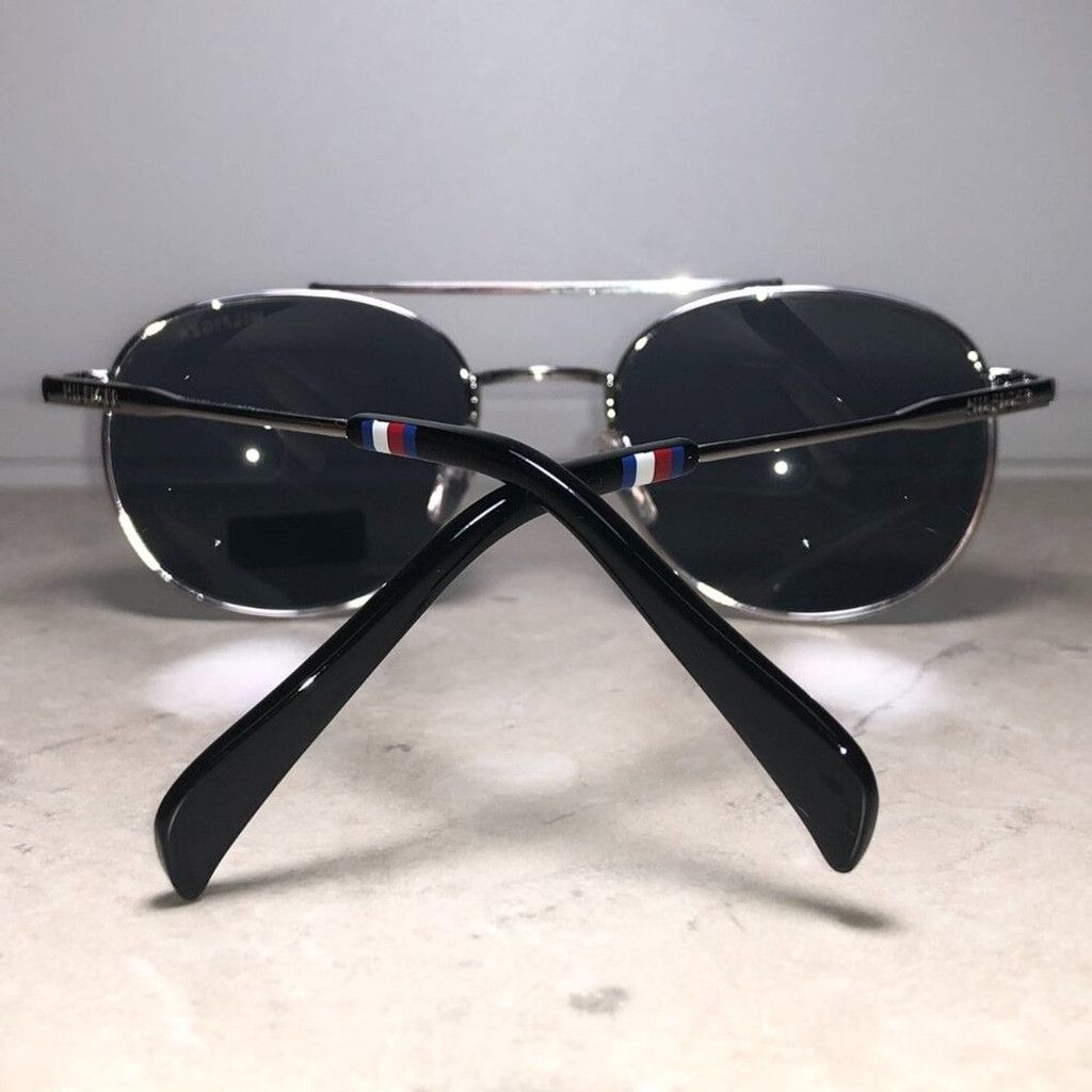 Tommy Hilfiger Tommy Hilfiger Silver Round Aviator Sunglasses Size ONE SIZE - 3 Thumbnail