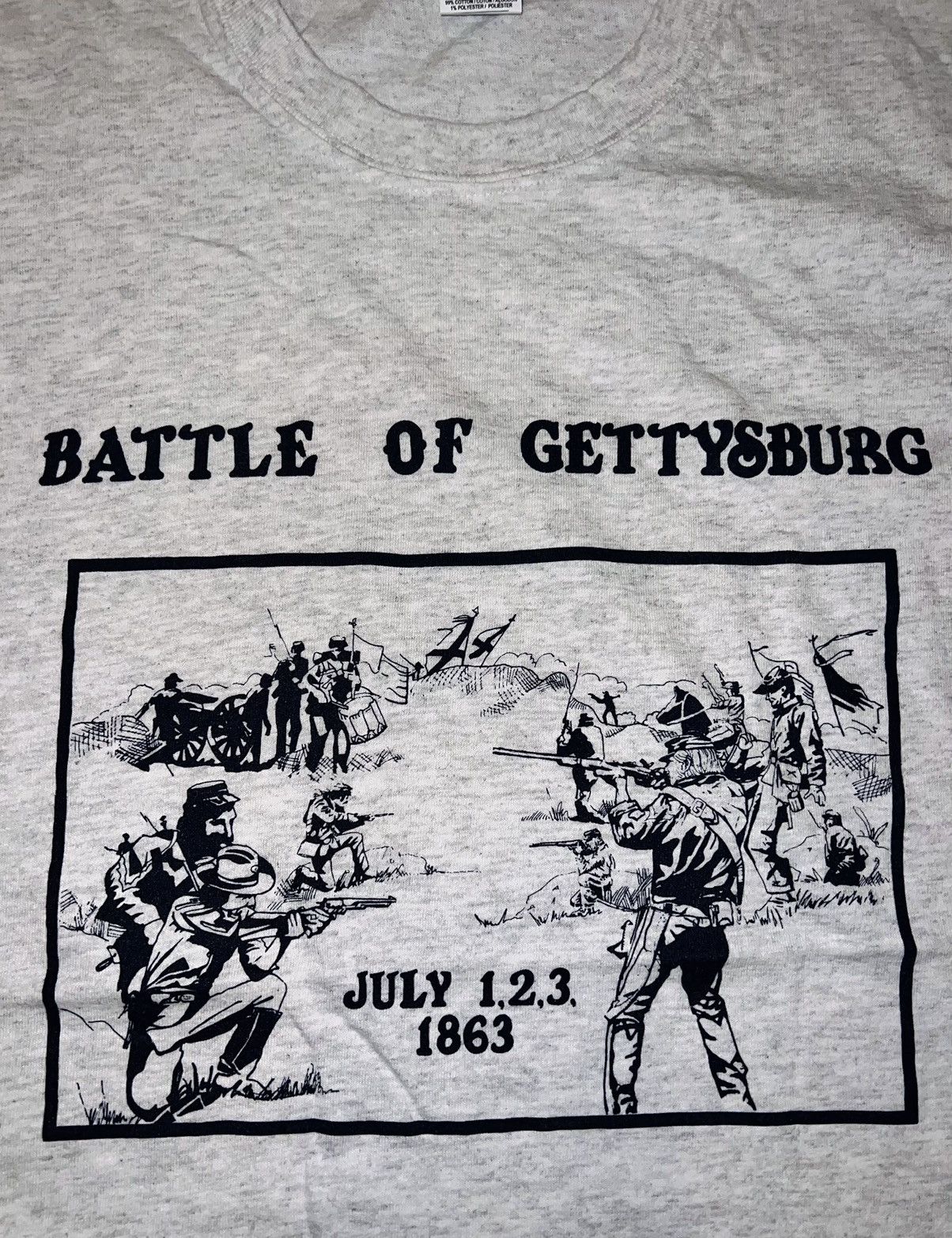 Vintage VINTAGE CIVIL WAR T-SHIRT Size US XXL / EU 58 / 5 - 2 Thumbnail