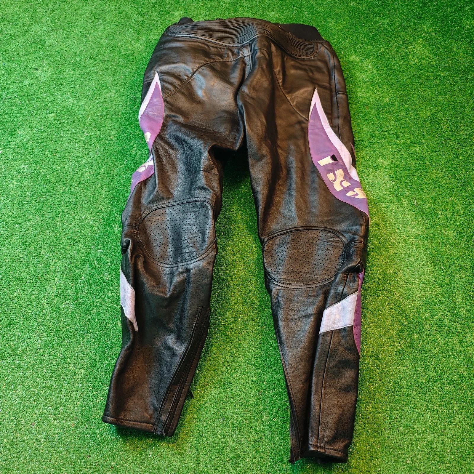 Other Ixs Leather Pants Mens 34 black moto rider bike 90s Size US 34 / EU 50 - 2 Thumbnail