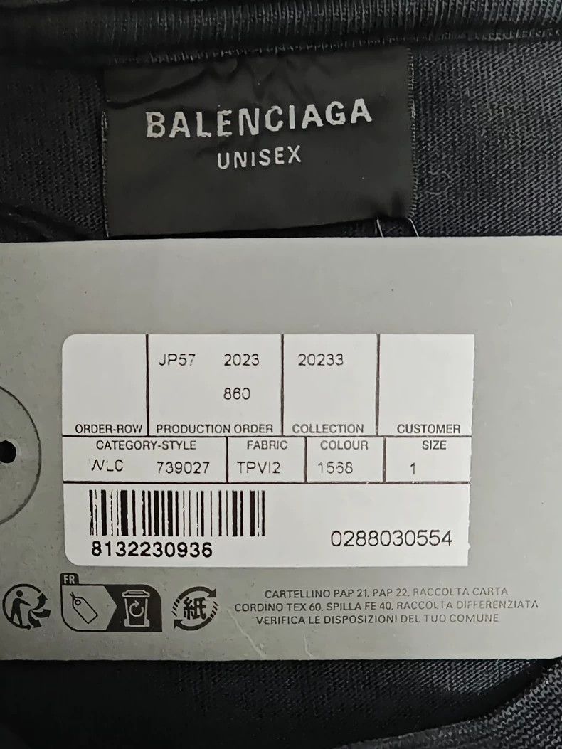 Balenciaga Balenciaga 23fw Bitcoin Totem Alien BB Old Long Sleeve-2506 Size US S / EU 44-46 / 1 - 5 Thumbnail