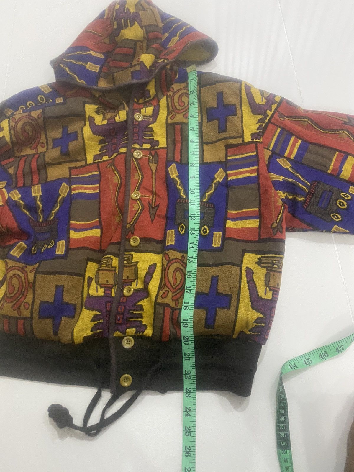 If Six Was Nine VINTAGE REVERSIBLE POP ART HOODIE Size US L / EU 52-54 / 3 - 6 Thumbnail