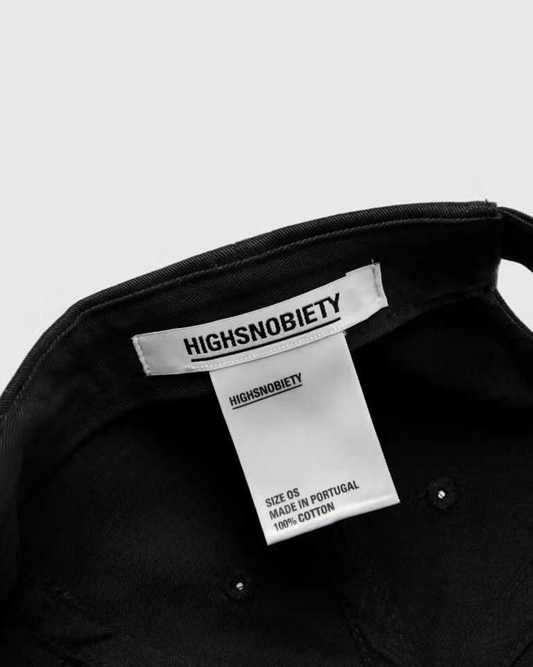 Highsnobiety HS Staples Cap Black Size ONE SIZE - 3 Thumbnail