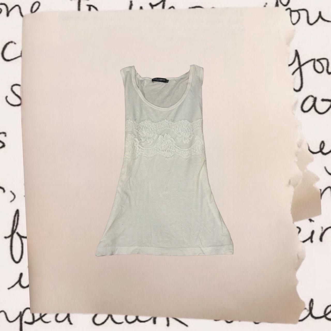 Escada vintage dolce & gabbana lace embellished tank top Size M / US 6-8 / IT 42-44 - 1 Thumbnail