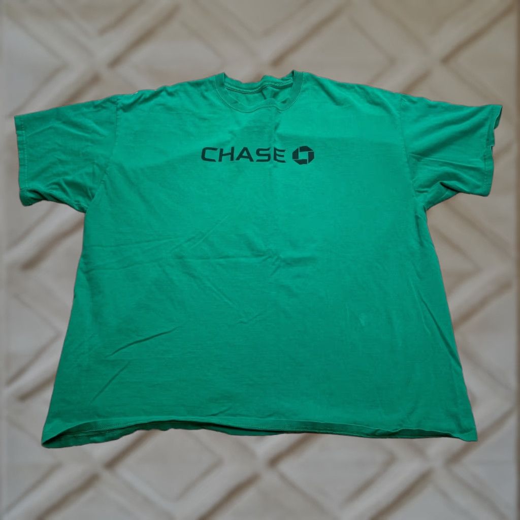 Hanes Hanes Tagless Shirt Adult 2XL Green Cotton Crew Mens Short Sleeve Chase Logo Size US XXL / EU 58 / 5 - 1 Thumbnail