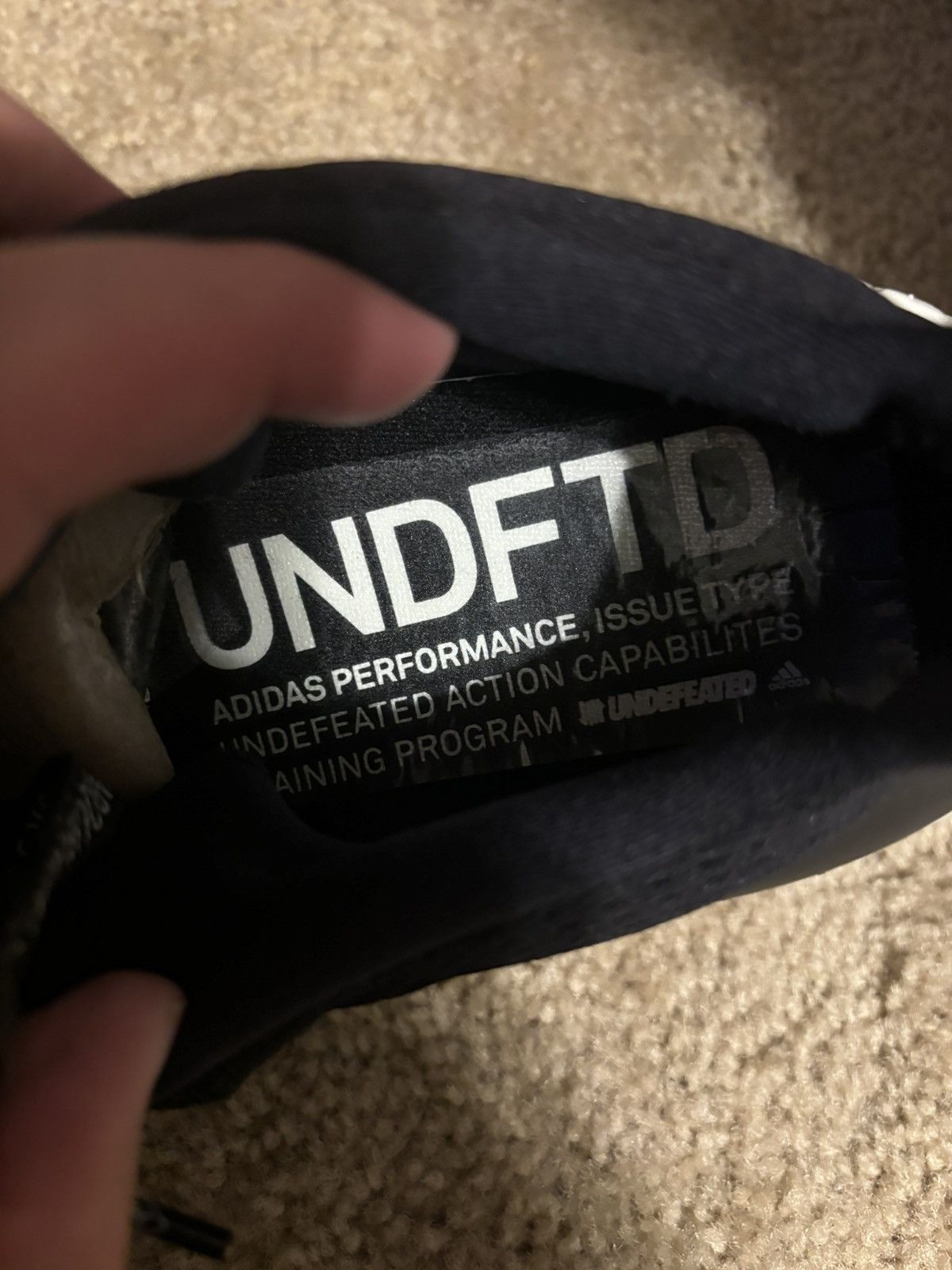 Adidas Adidas Undefeated ultra boost size 10 Size US 10 / EU 43 - 3 Thumbnail
