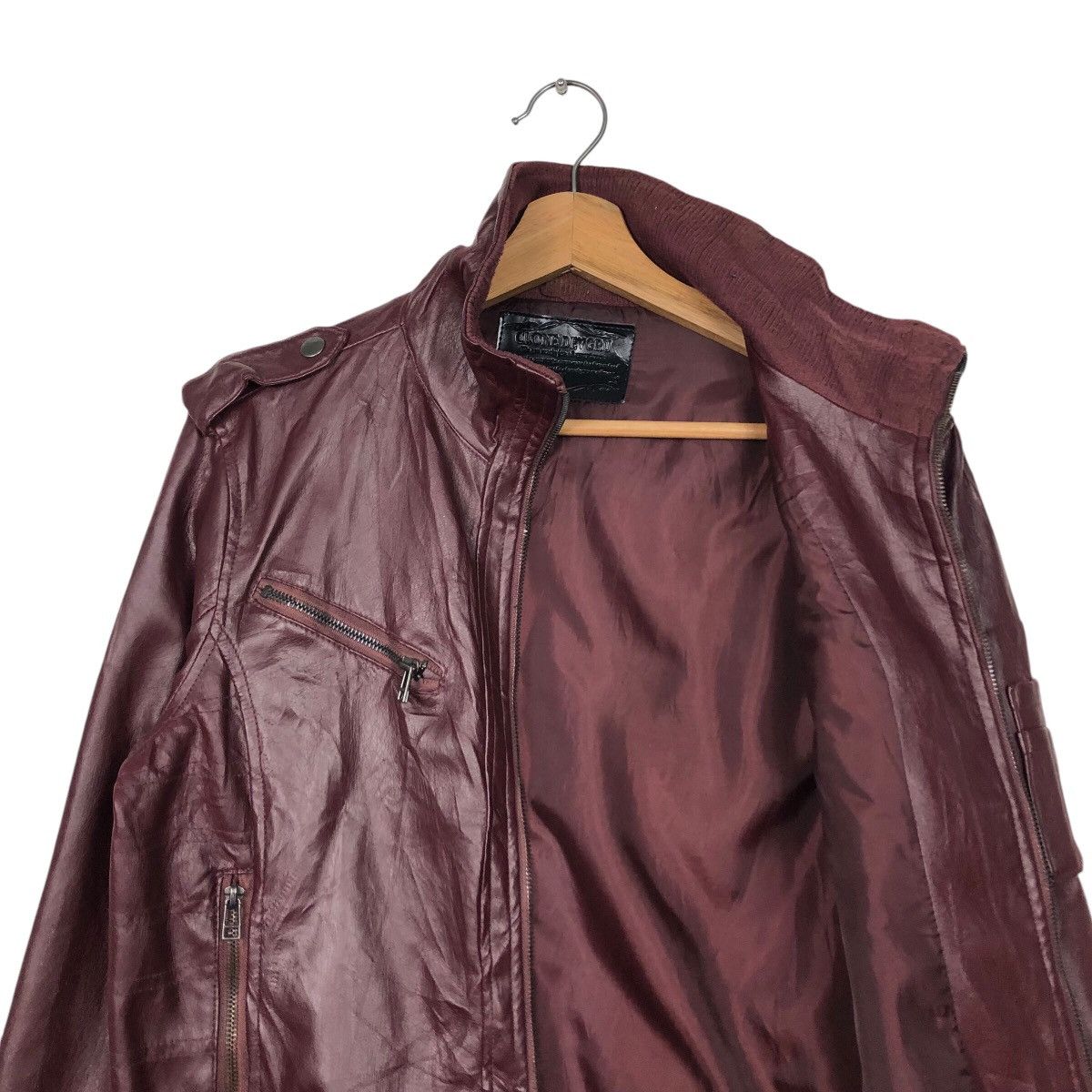 Japanese Brand 📌Vintage Biker Leather Jacket Clone Devgrun Size US M / EU 48-50 / 2 - 13 Thumbnail