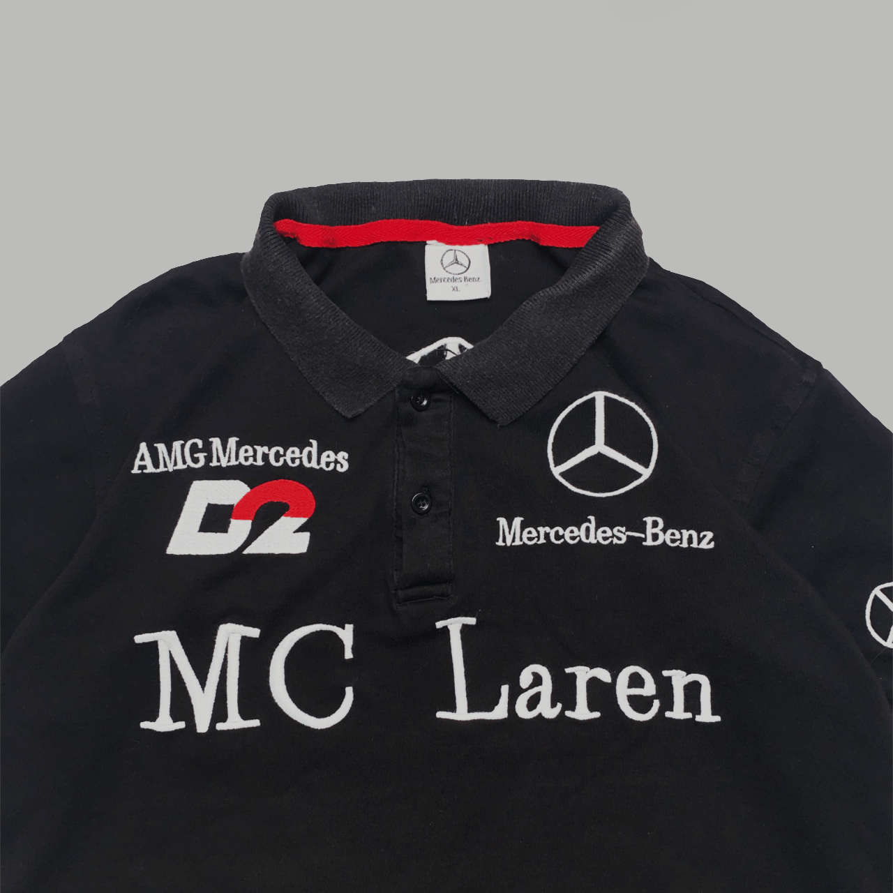 Mercedes-Benz × Vintage Vintage Mercedes Benz McLaren Racing Polo Shirt Y2K Size US M / EU 48-50 / 2 - 2 Thumbnail