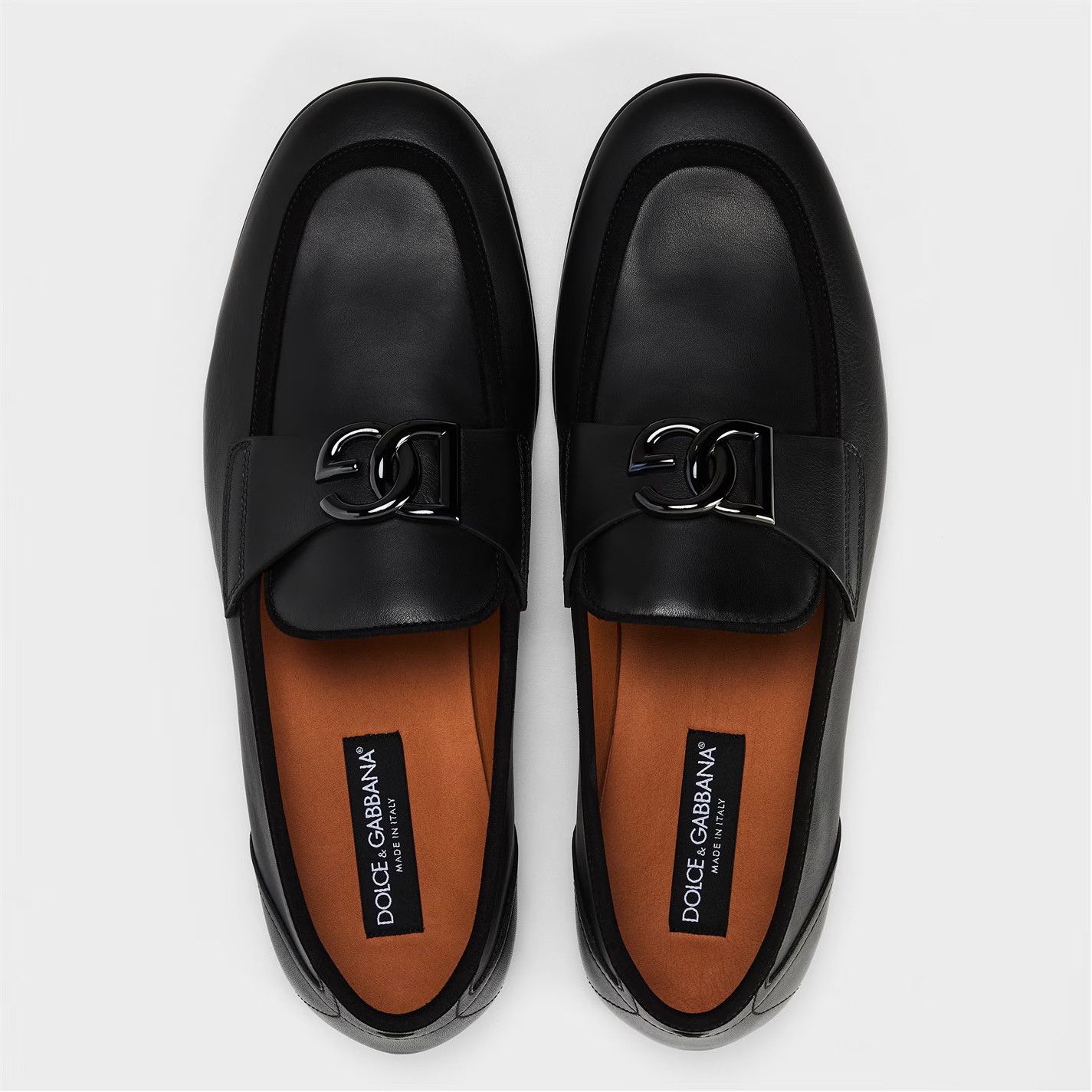 Dolce & Gabbana o1g2r1mq0426 Logo Loafers in Black Size US 9 / EU 42 - 5 Thumbnail