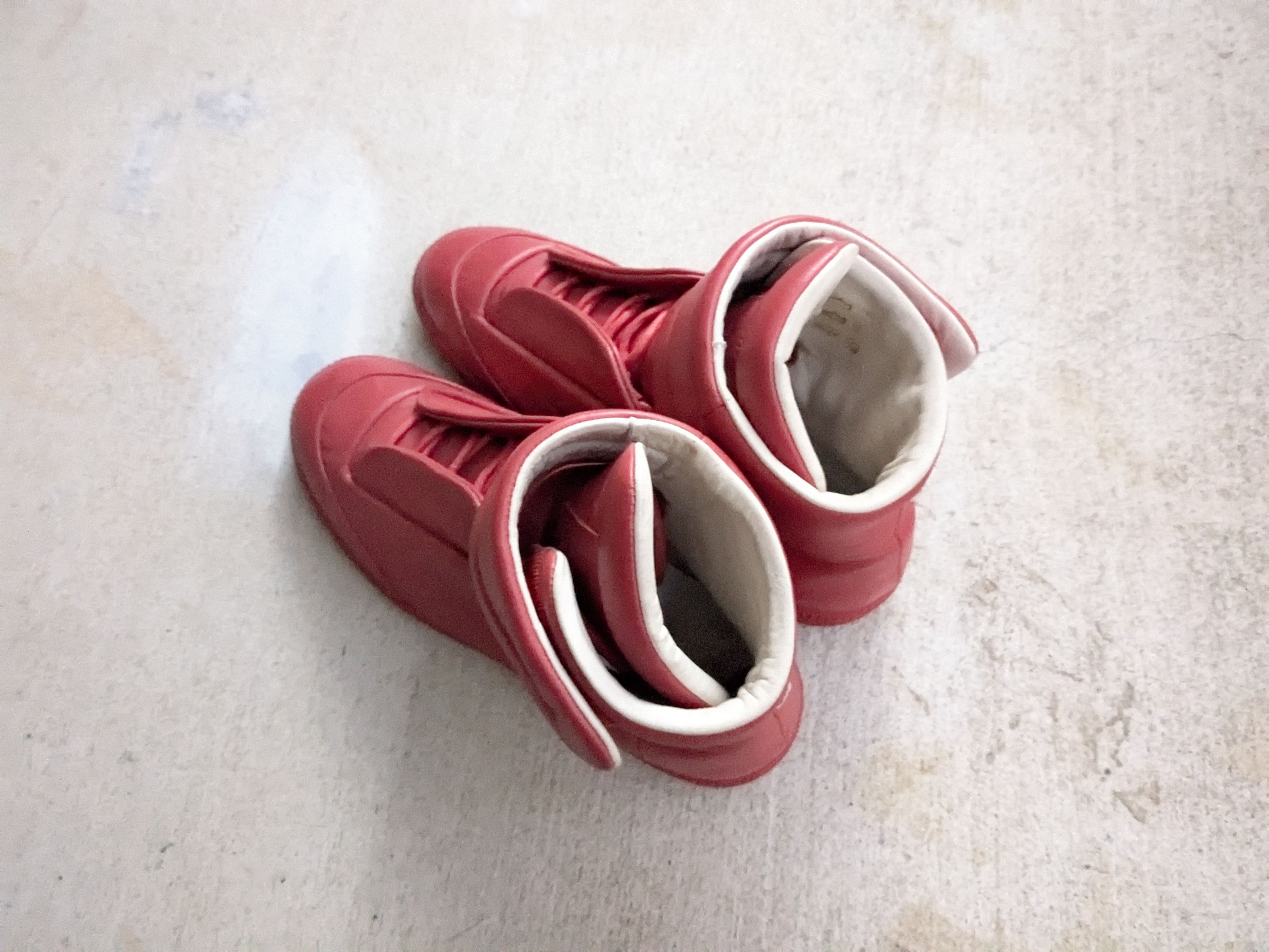 Maison Margiela Maison Margiela Future Red 8 41 Leather High Tops Size US 8 / EU 41 - 15 Thumbnail