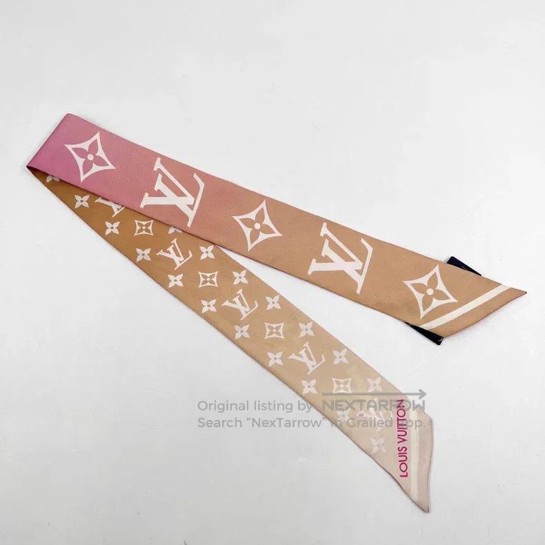 Louis Vuitton Louis Vuitton Cherry Pollen Gradient Scarf Size ONE SIZE - 2 Thumbnail