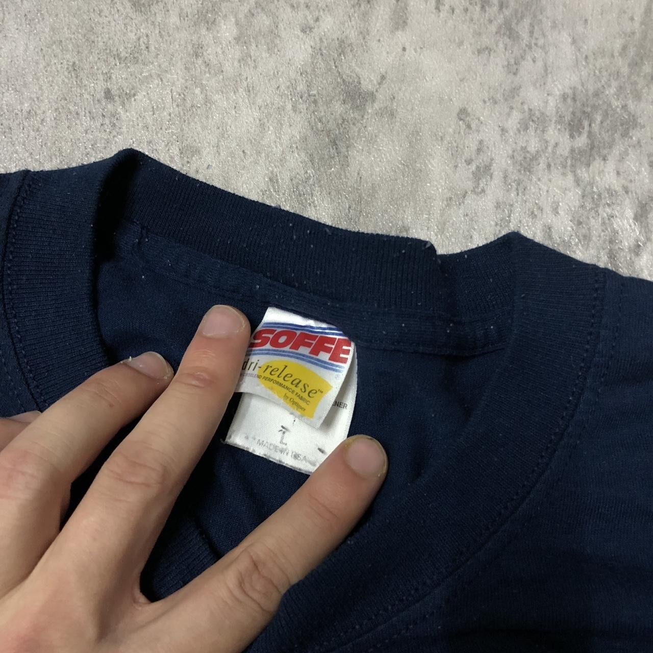 Soffe Navy and yellow vintage US Navy graphic tee streetwear Size US L / EU 52-54 / 3 - 3 Thumbnail