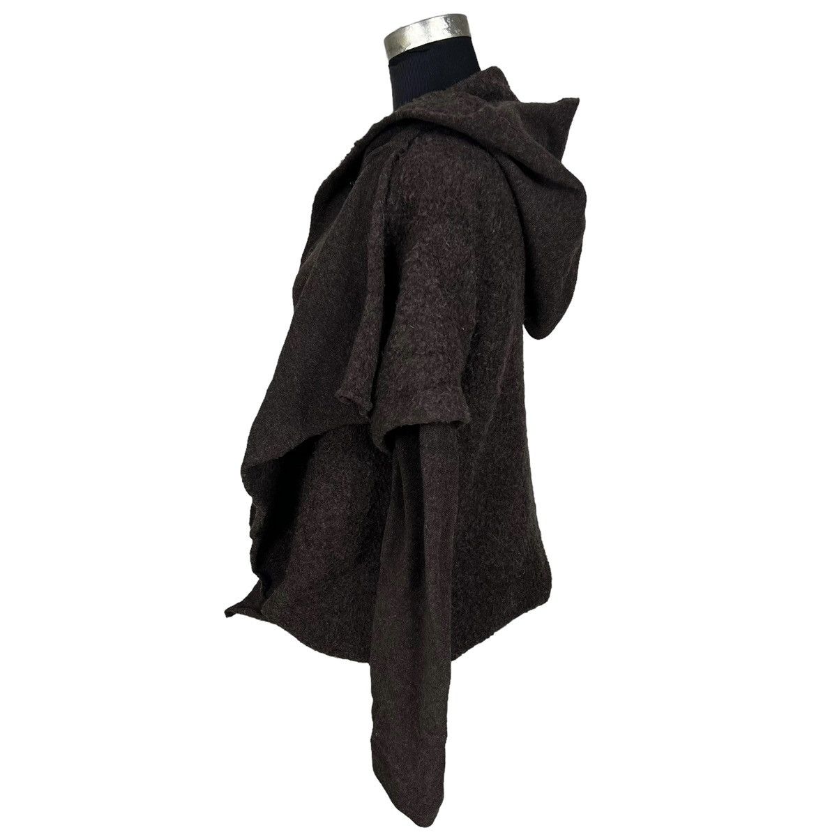 Y's Yohji Yamamoto Y’s Asymmetric Cloak Coat Jacket Woman Coat Size L / US 10 / IT 46 - 10 Thumbnail