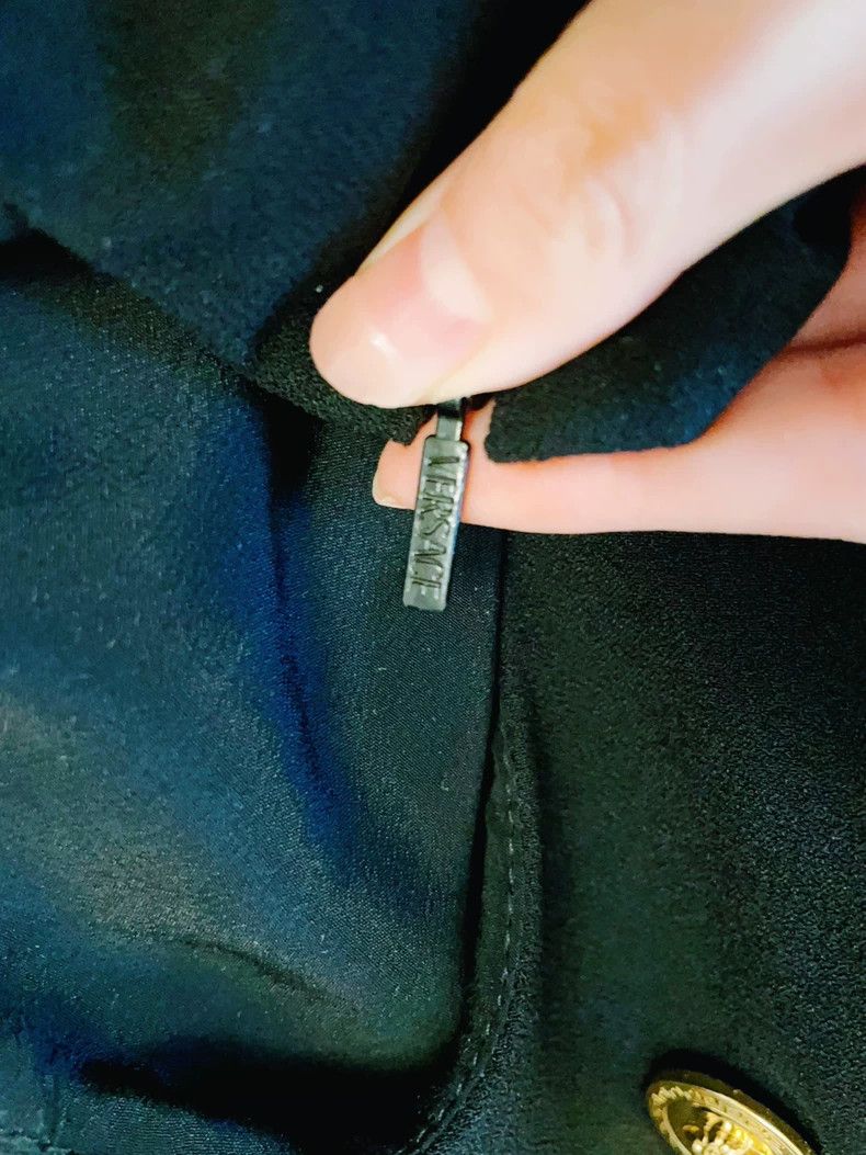 Versace Versace A little black dress made of mulberry silk Size M / US 6-8 / IT 42-44 - 5 Thumbnail