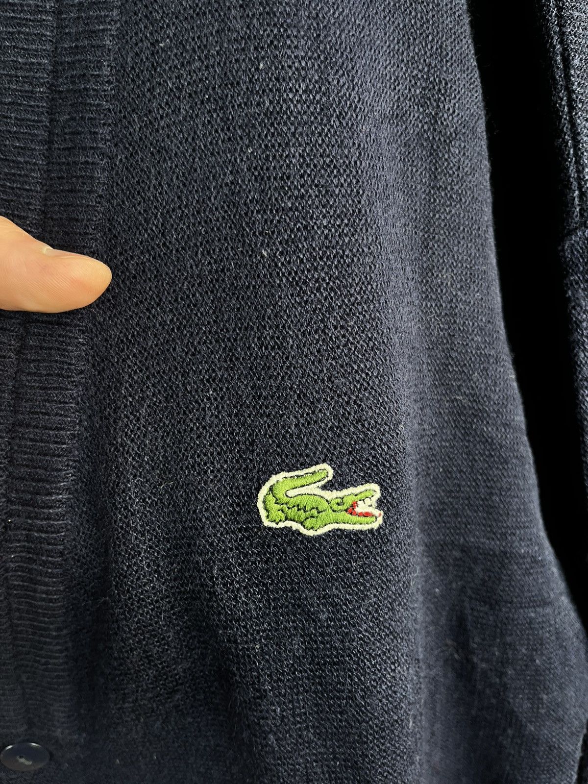 Lacoste × Vintage Lacoste cardigan vintage Size US L / EU 52-54 / 3 - 3 Thumbnail