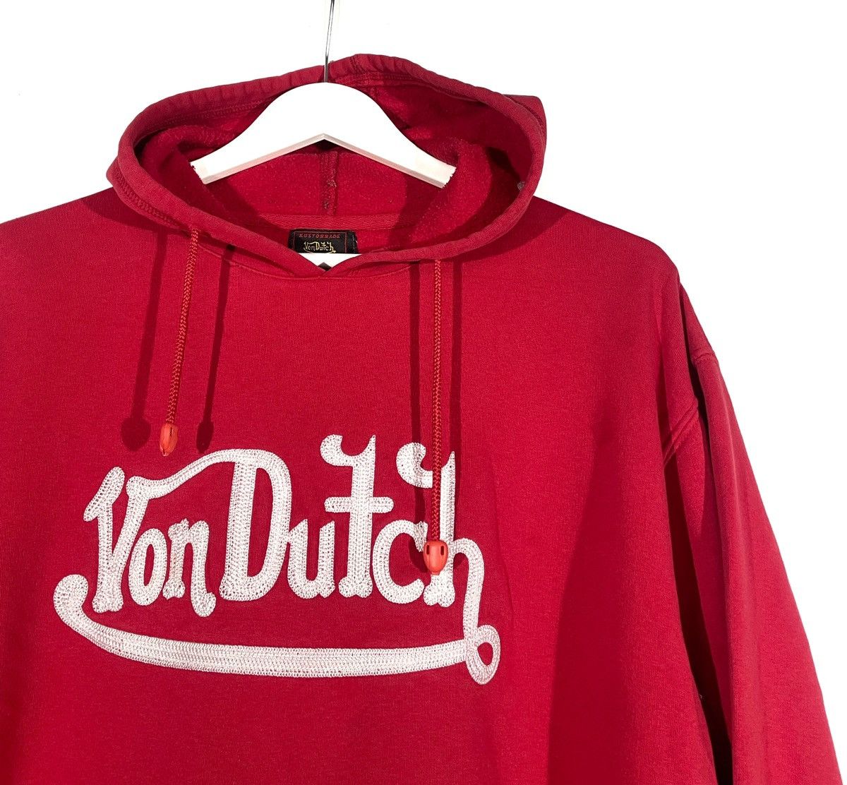 Designer × Von Dutch Von Dutch Red Men Hoodie Embroidery Logo Size XL Streetwear Size US XL / EU 56 / 4 - 2 Thumbnail