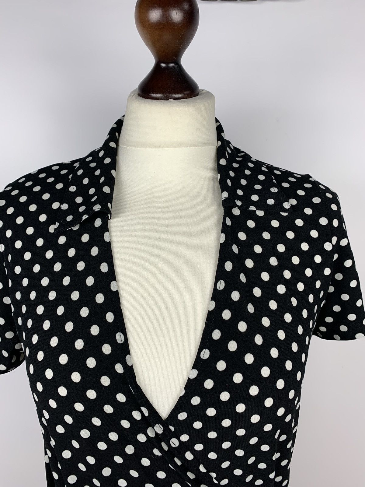 Laura Ashley Laura Ashley Polka Dot Maxi Dress Top Belted Women's Size M Size M / US 6-8 / IT 42-44 - 8 Thumbnail