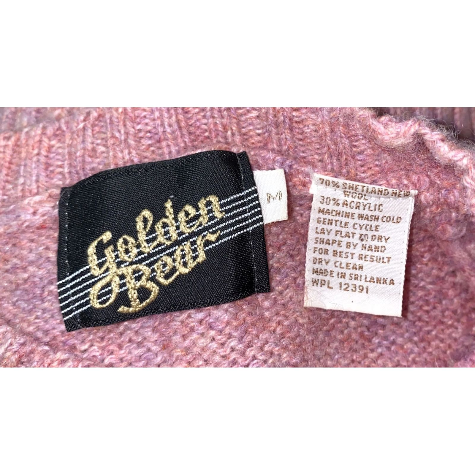 Golden Bear VINTAGE Golden Bear Sweater Womens Size M Pink Acrylic Wool Crewneck Size M / US 6-8 / IT 42-44 - 5 Thumbnail