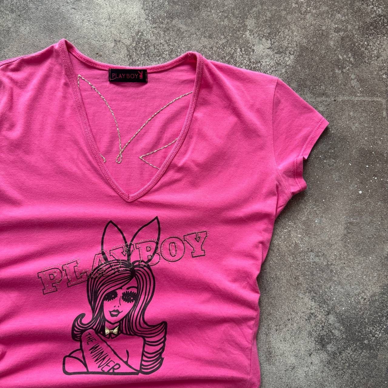 Playboy Playboy Y2K Glam Vintage Sexy T-Shirt Size M / US 6-8 / IT 42-44 - 4 Thumbnail