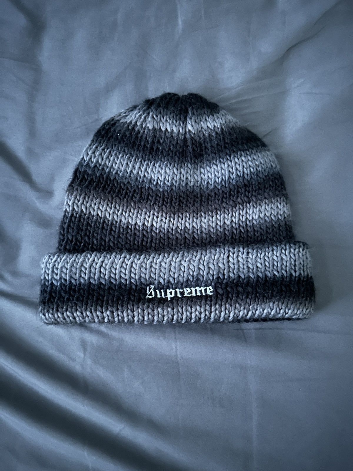 Supreme Striped Beanie | Grailed