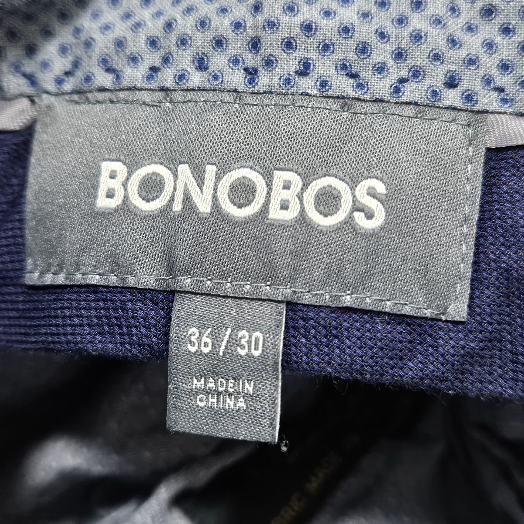 Bonobos Bonobos Black Chino Pants Athletic Stretch Flat Front 36x29 Regular Mens Size US 36 / EU 52 - 3 Thumbnail