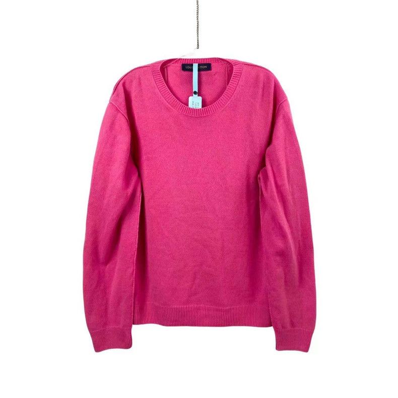 Louis Vuitton Louis Vuitton Cashmere rose logo sweater Size US XL / EU 56 / 4 - 1 Thumbnail