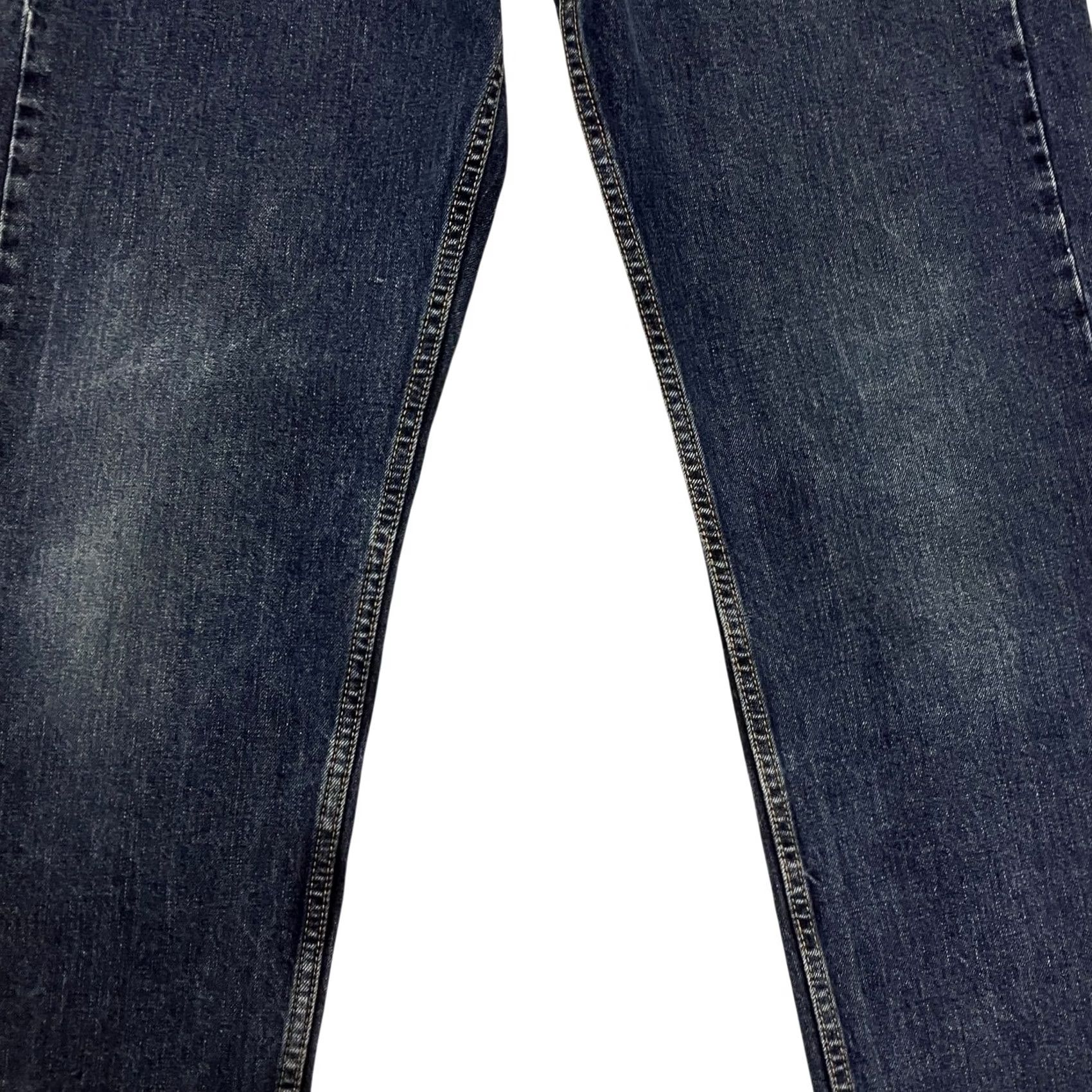 Levi's Levi’s 505 Jeans Mens 32W 31L Blue Regular Straight Leg Stretch Denim Red Tab Size US 32 / EU 48 - 3 Thumbnail