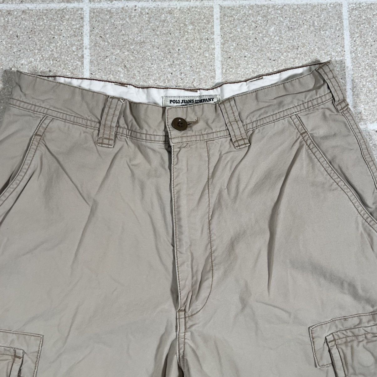 Polo Ralph Lauren Vintage Polo Jeans Co Cargo Military Shorts Paratrooper 28 Size US 28 / EU 44 - 2 Thumbnail