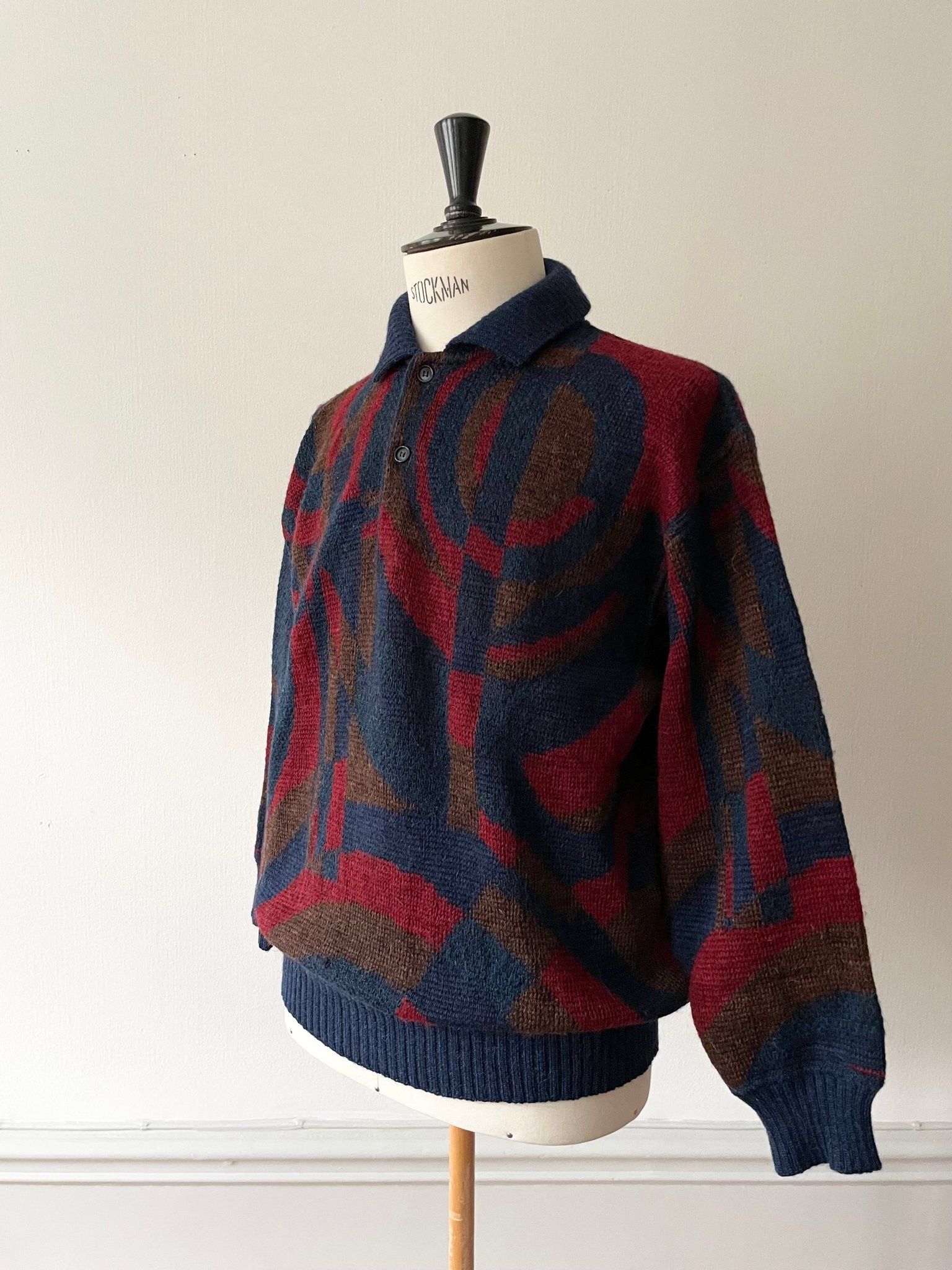 Vintage 1980's Italian Knit Sweater - Medium Size US M / EU 48-50 / 2 - 2 Thumbnail