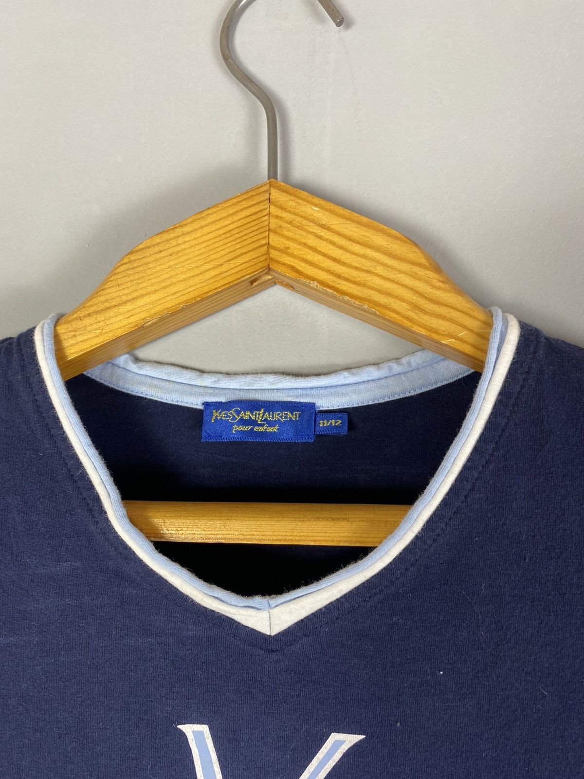 Yves Saint Laurent Vintage Yves Saint Laurent tee T-shirt Size US XXS / EU 40 - 4 Thumbnail