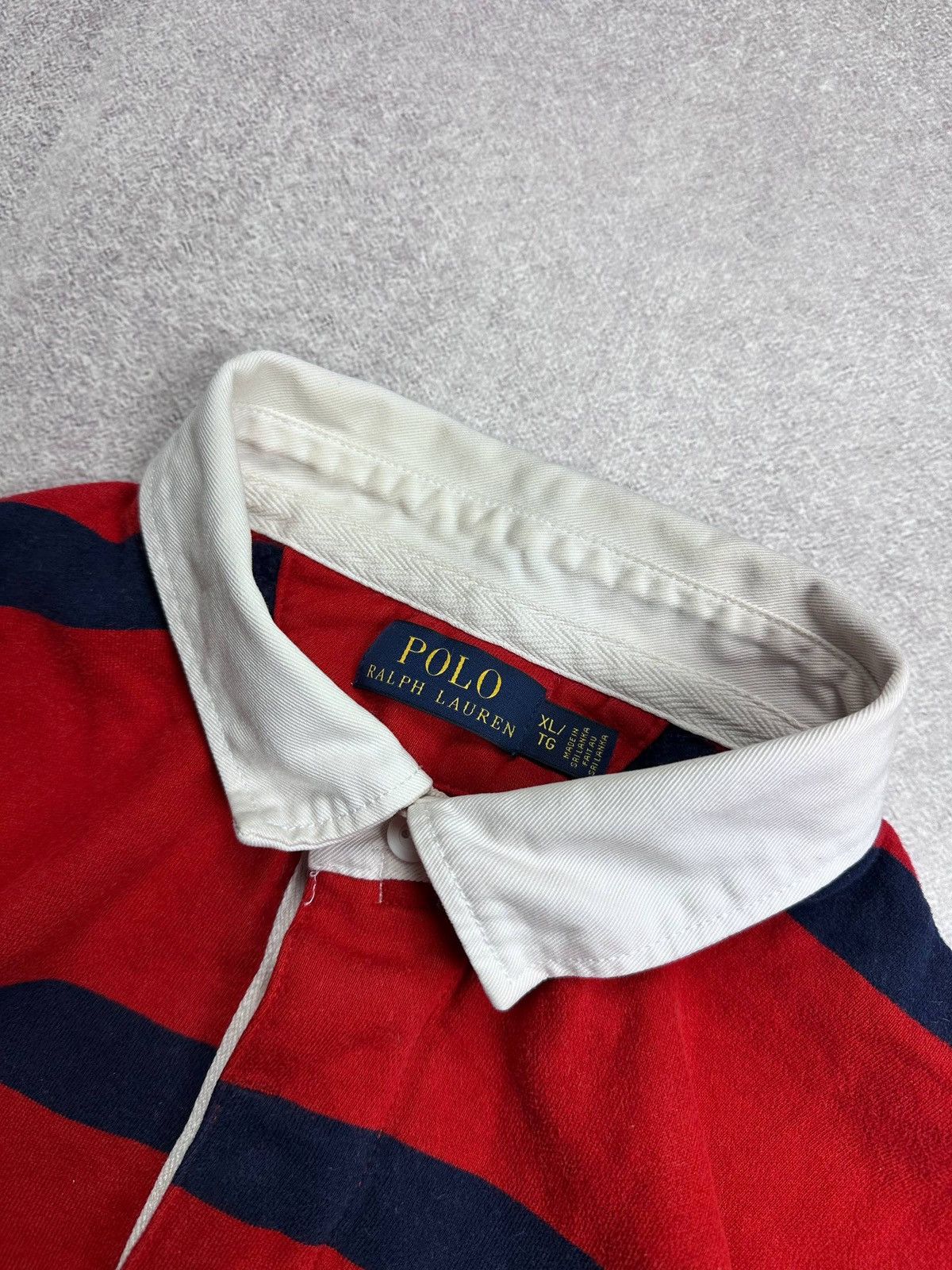 Polo Ralph Lauren Vintage Polo Ralph Lauren Striped Rugby Y2K Shirt XL Size US XL / EU 56 / 4 - 3 Thumbnail