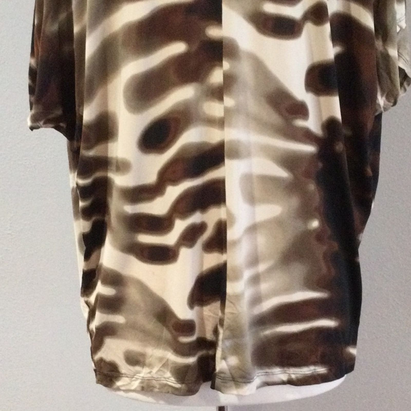 Worthington Worthington Stretch Animal Print Cowl Neck Blouse Size XL Size XL / US 12-14 / IT 48-50 - 9 Thumbnail