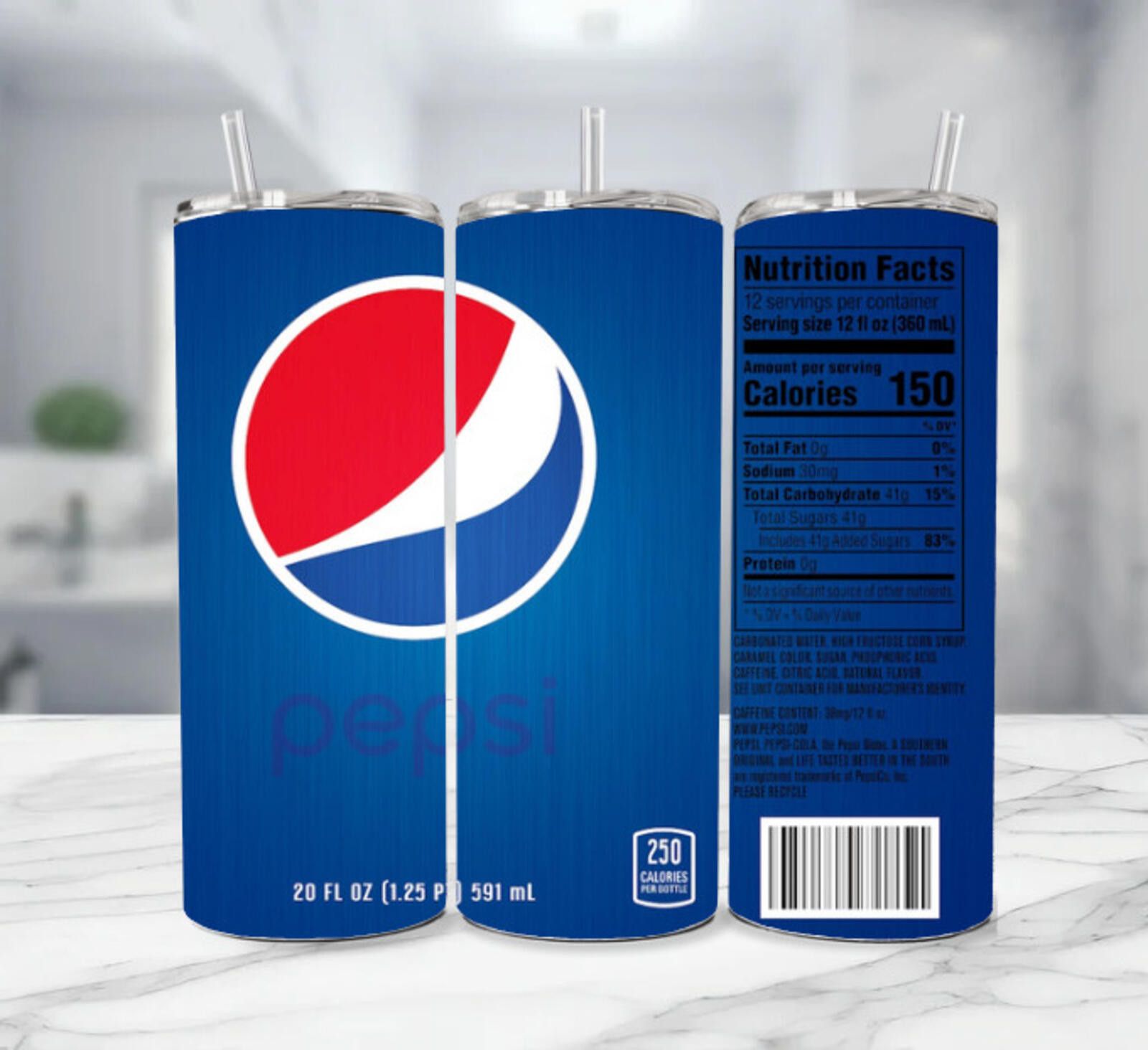 Other Pepsi Energy Drink Stainless Steel Tumbler- (20 fl Oz) Size ONE SIZE - 1 Thumbnail