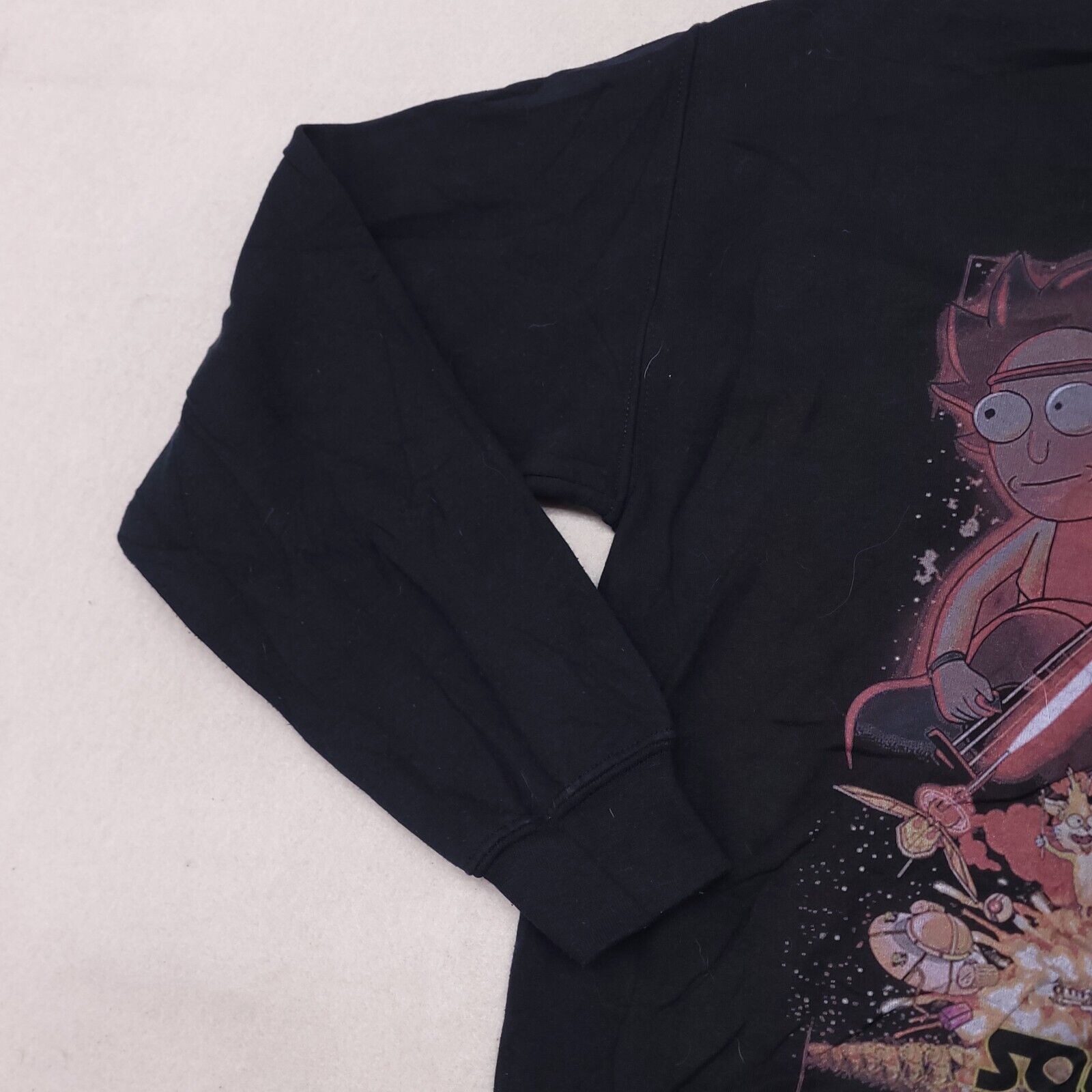 Gildan Rick & Morty Casual Sweatshirt Mens Size Medium Black Gildan Size US M / EU 48-50 / 2 - 5 Thumbnail