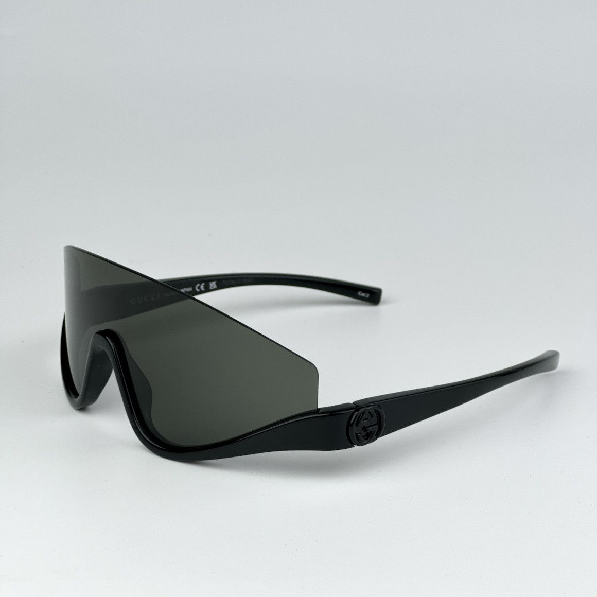 Gucci NEW Gucci GG1650S 001 Unisex Shield Mask Sunglasses Size ONE SIZE - 4 Thumbnail